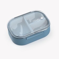 Nuvita Moovo Conteneur À Lunch Avec 3 Compartiments 490 Ml Bleu