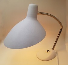 Lampe de bureau époque 1950 en métal et flexible