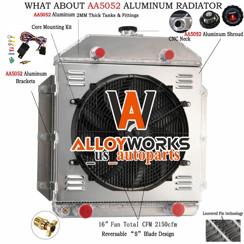 Row radiator shroud fan fit - row,