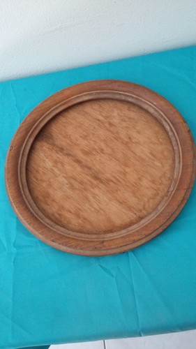 Ancien encadrement rond bois - ancien,