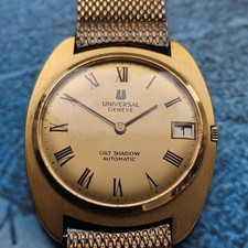 Montre-bracelet automatique universelle Geneve Gilt Shadow Slim Micro Rotor...