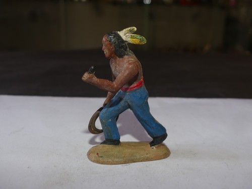 Figurine indien pantalon bleu - figurine,