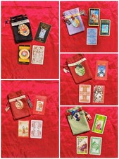 Lot de 5 mini oracles  lo scarabeo/fabbri . Cartomancie- voyance- esoterisme 