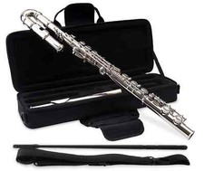 Flûte Traversiere 16 Trous C Clé pour Enfant Débutant Maillechort Nickelé Etui