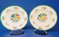 PAIRE D'ASSIETTES CREUSES
