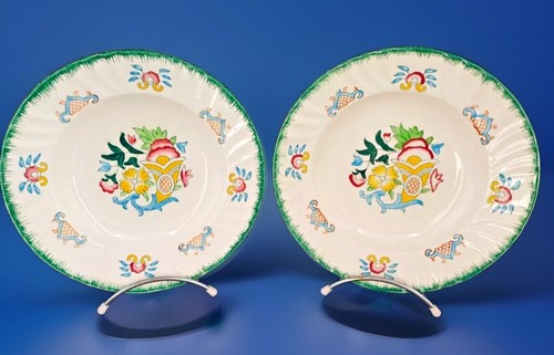 Paire assiettes creuses - paire, d'assiettes