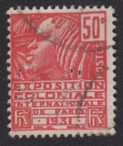 Timbre france expo - france, coloniale