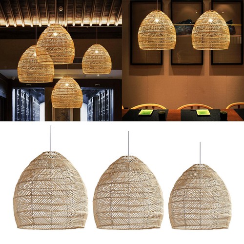 Bambou pendentif lampe - bambou,