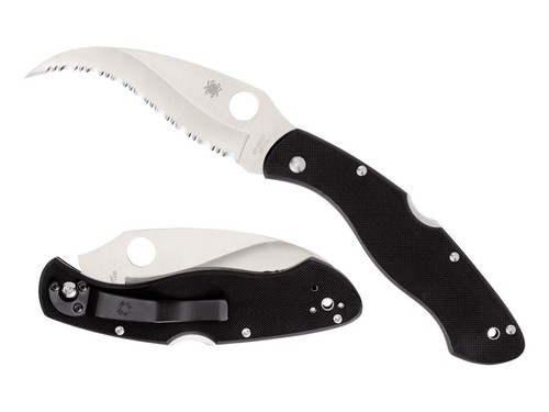 Spyderco civilian black - g-10,