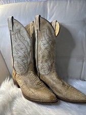 Vtg Tony Lama Mens Genuine