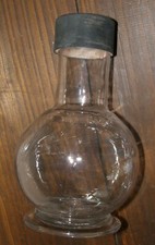 rare bocal bouteille en verre de Pile de Grenet sciences techniques N°2