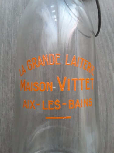Bouteille lait ancienne - bouteille, de