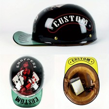 Motorcycle Helmet Men Retro