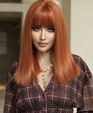 Perruque Synthétique Rousse