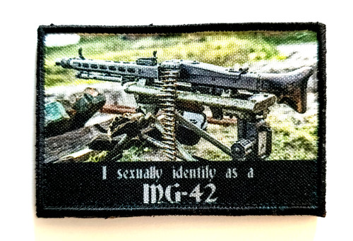 Patch morale 5x8cm sexually - patch, "sexually