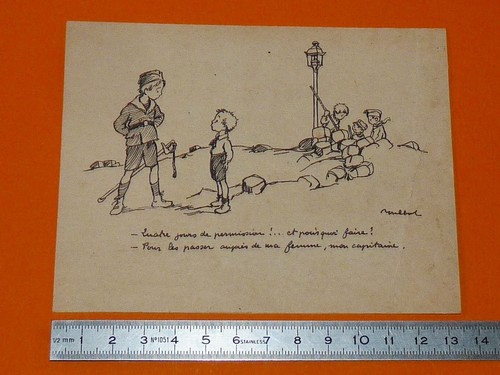 Dessin carte poulbot - carte,
