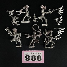 5 Eldar Noir Wyches Warhammer 40K Assault Armes Drukhari Wych Métal Squad