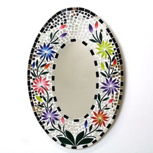 Miroir ovale lotus - ovale,