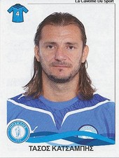 114 ANASTASIOS KATSABIS AEP IRAKLIS FC STICKER PANINI GREEK GREECE LEAGUE 2010