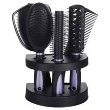  5 Pcs Ensemble De Peignes À Cheveux Soin Coffret Brosse Pour Hommes