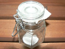 10 mini bocaux verrines format hexagonal NEUF