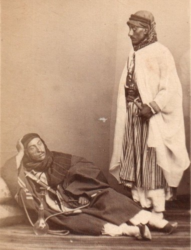 Cdv 1870 turc narguilé - au,