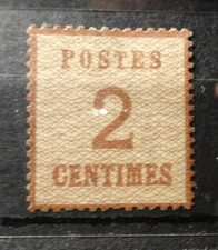 France - Timbre ALSACE LORRAINE - N° YT 2 Oblitéré