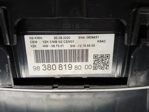 Compteur citroen berlingo m - citroen,
