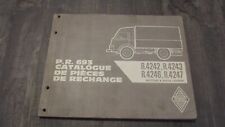 CATALOGUE DE PIECES DE RECHANGE RENAULT GALION GOELETTE - R.4242-R.4243-R.4246