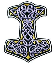 Écusson patche patch Mjolnir Marteau de Thor Viking thermocollant Vikings