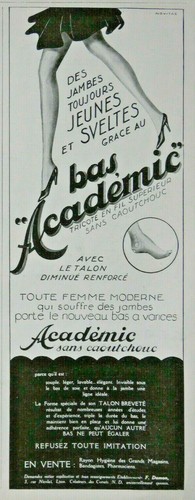 Publicité presse 1929 bas - publicitÉ, de
