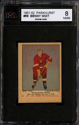 1951 parkhurst 58 benny - 1951-52,