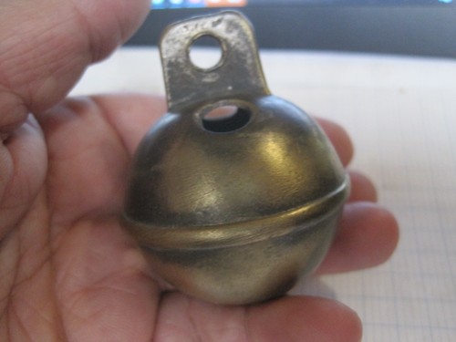 Ancien grelot bronze cm - en,