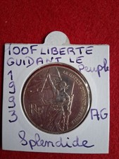 MONNAIE DE 100F LIBERTE GUIDANT LE PEUPLE EN ARGENT MASSIF 900%