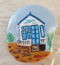 GALET PEINT CABiNE DE PLAGE