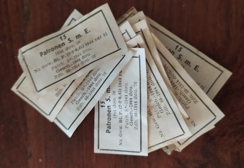 Etiquettes boite munition 98 - boite,