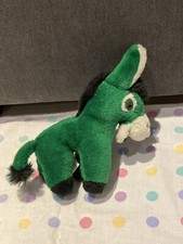 Petite peluche âne vert