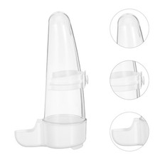 Lot de 2 mangeoires à eau automatiques en plastique pour perruches