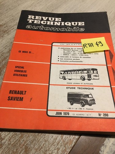Revue technique automobile - technique,