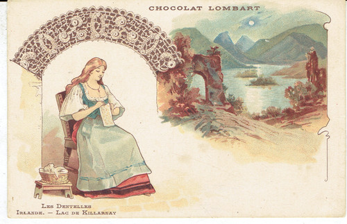 Carte publicitaire chocolat - carte,