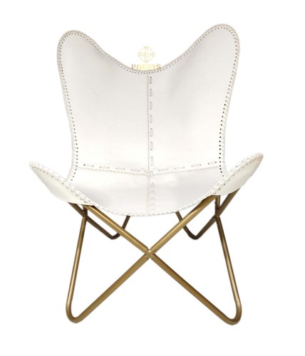 Chaise papillon cuir - en,