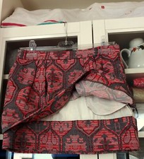 JUPE "MAJE" 38 MODELE LOUPITA -JACQUARD TONS ROSE et GRIS - 2 POCHES