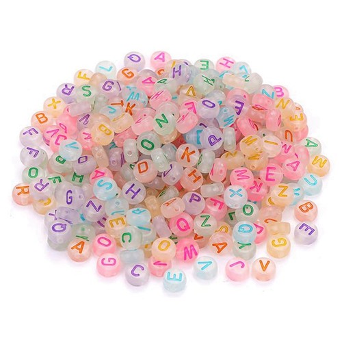 1000 pièces perles lettres - perles,