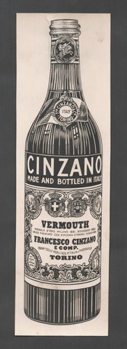Cinzano vermouth wermut - cinzano,