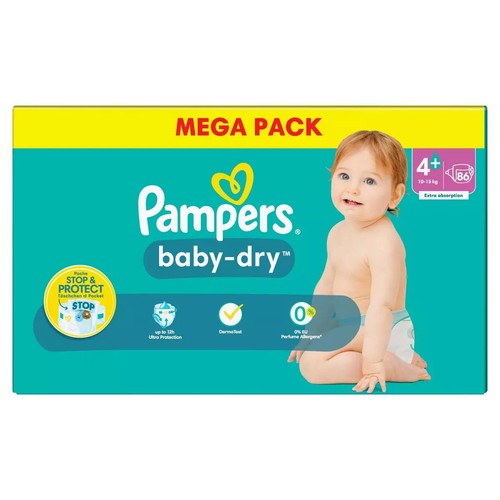 Mega pack couches pampers - mega, 86
