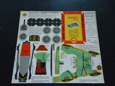 Collection « BOLIDES D’AUTREFOIS» SHELL mercedes 1914 a monter année 60