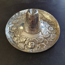 sombrero mexicain en argent-parfait état -sterling 925 -poinçon x2- 45 gr - 