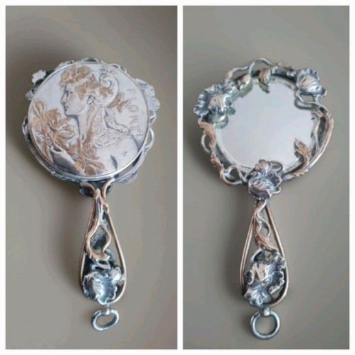 Petit miroir face main - miroir, a