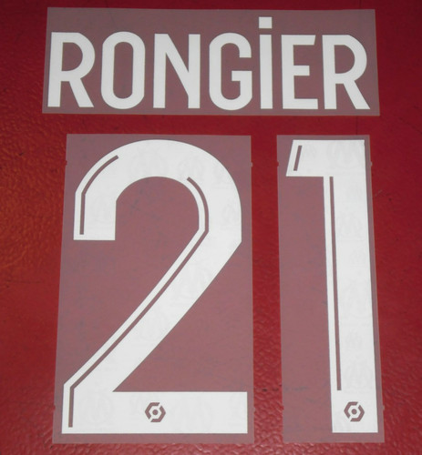 Flocage officiel rongier 21 - officiel, n°21