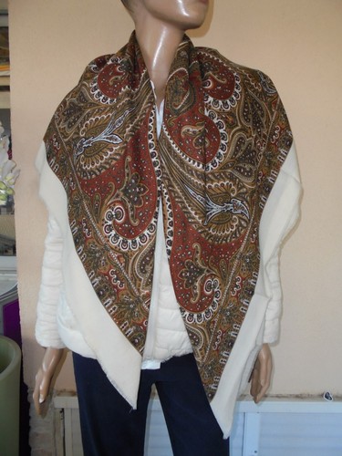 Echarpe carree hiver imprime - carree,